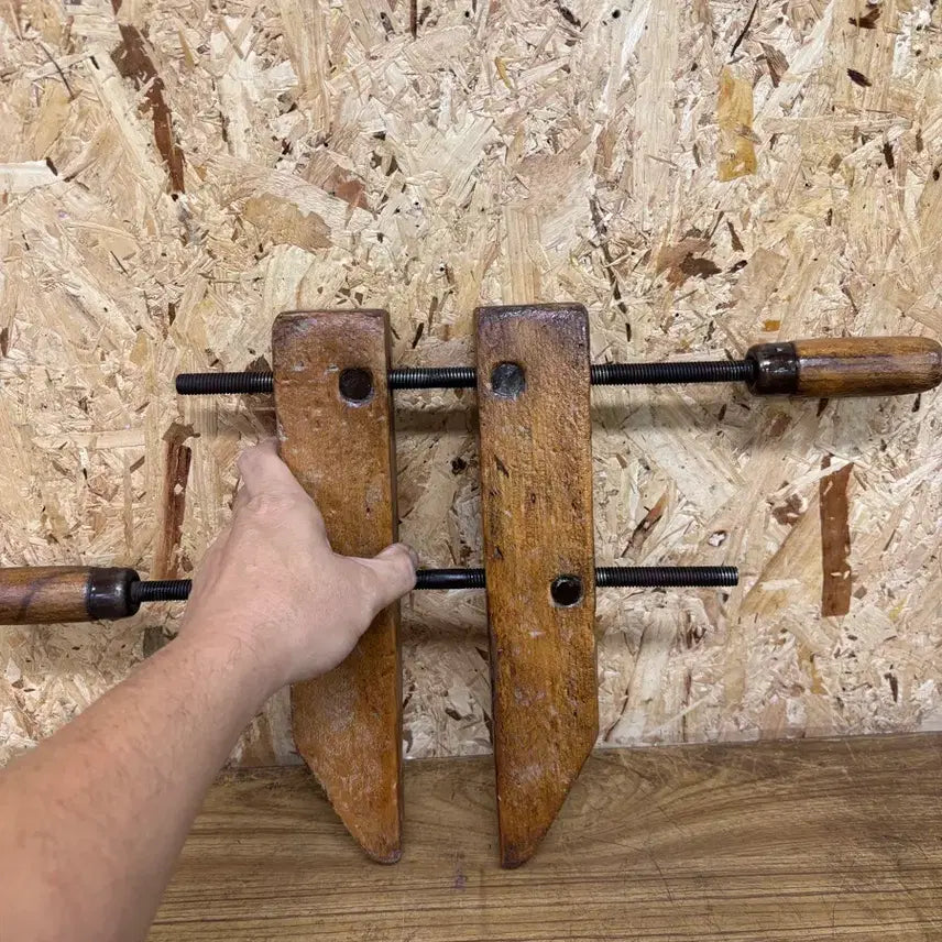 [BUNJANG] Vintage Wood Clamp / 빈티지 우드 클램프