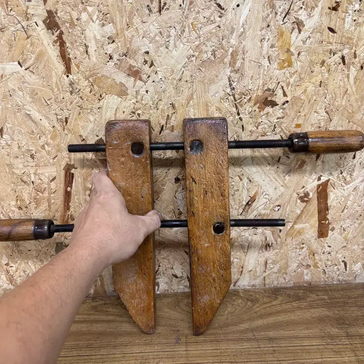 [BUNJANG] Vintage Wood Clamp / 빈티지 우드 클램프