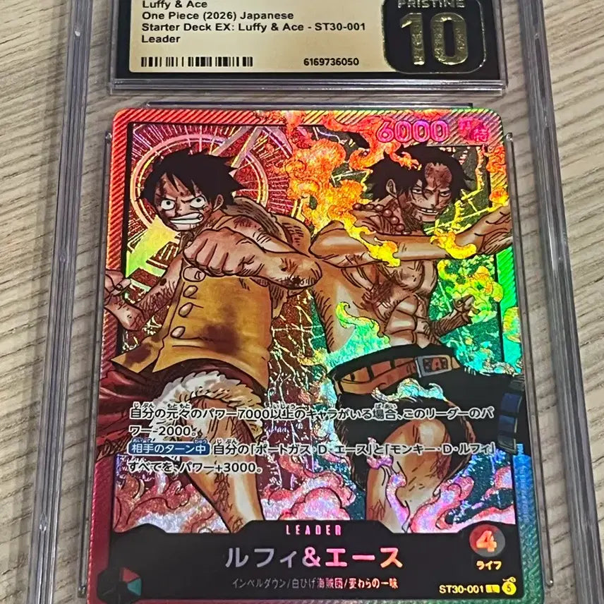 [BUNJANG] One Piece Card Luffy &amp; Ace CGC 10 Graded / (일판) 원피스 카드 루피 &amp; 에이스 cgc10 등급