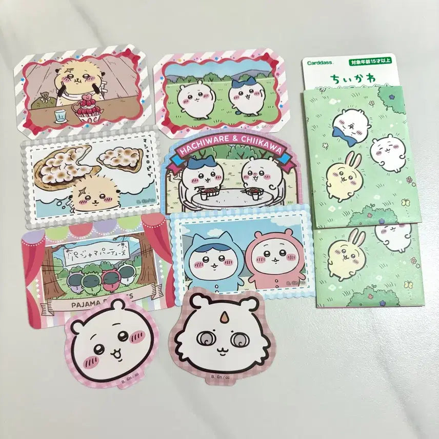 [BUNJANG] Chiikawa Japanese Gacha Stickers Bundle Set / 치이카와 일본 가챠 스티커 일괄 판매