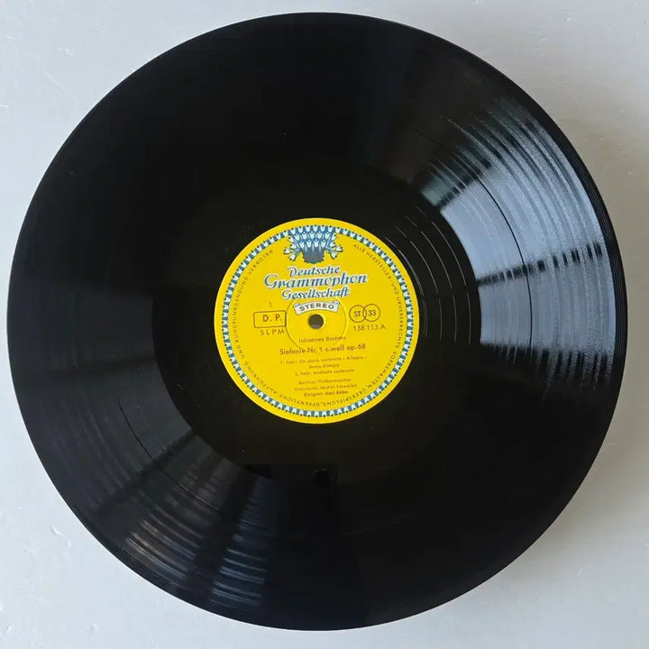 [BUNJANG] Karl Böhm, Berlin Philharmonic - Brahms Symphony No. 1 LP (DGG Big Tulip, 1965 Early Press) / 칼 뵘 베를린 필 - 브람스 교향곡 1번 LP ( DGG alle Big Tulip,  1965 Early Press )