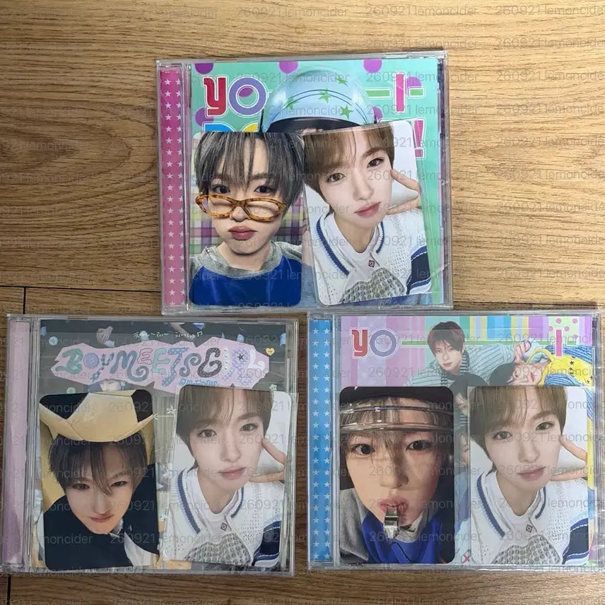 [BUNJANG] NCT WISH Sakuya BomiGirl Yoidon Individual Edition Common Edition MuMo Shop POB Photocard Set / 엔시티위시 사쿠야 보밋걸 요이돈 개인반 통상반 무모샵 특전
