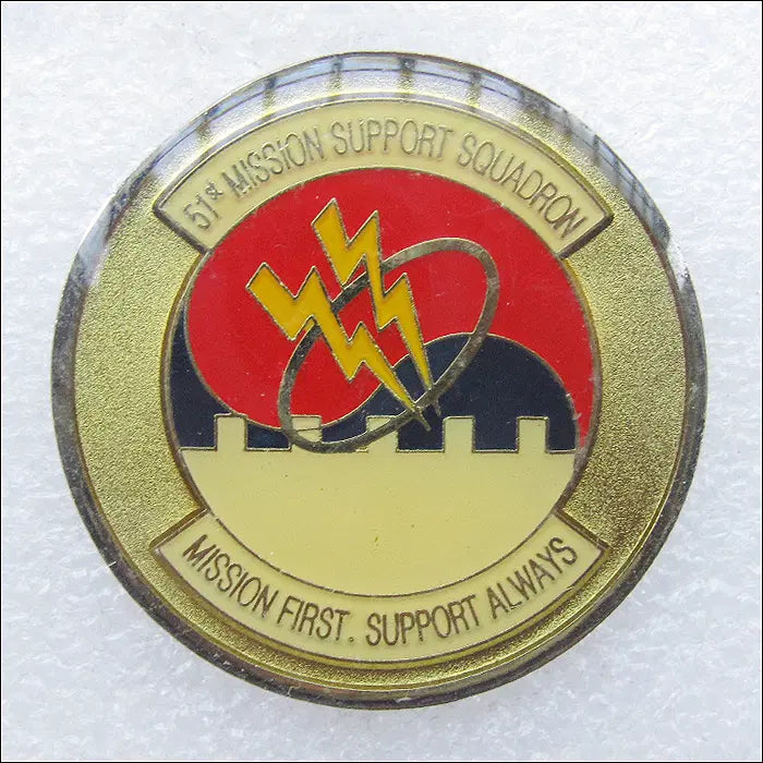 [BUNJANG] USAF 51st Mission Support Squadron Challenge Coin (40mm) / 오산 공군기지 제51임무지원대대 챌린지 코인 (40mm)