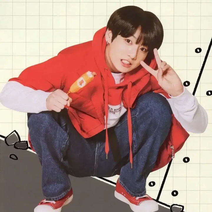 [BUNJANG] BTS Jungkook Kkukkugi Doll Set / 방탄소년단 정국 꾹뚜기 인형 세트