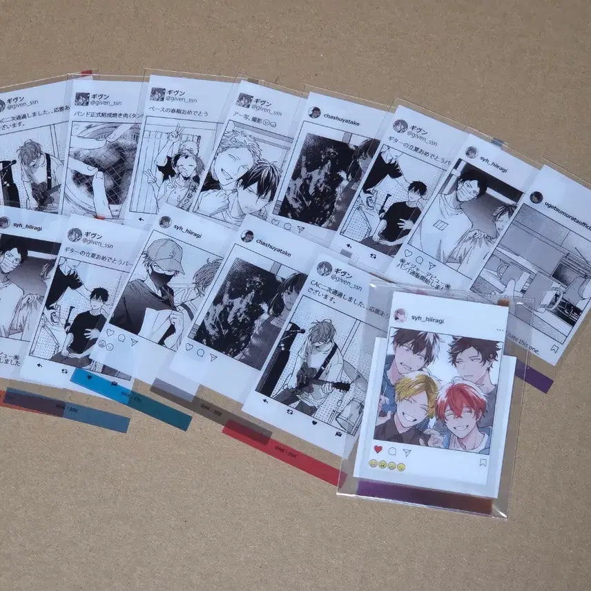 [BUNJANG] Given Given Exhibition Clear Sheet Collection / 기븐 기븐전 클리어 시트 컬렉션