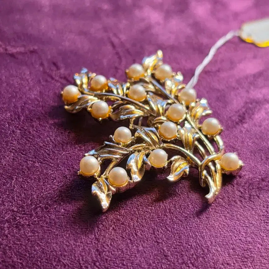 [BUNJANG] European Vintage Leaf Brooch / 유럽 빈티지 나뭇잎 브로치