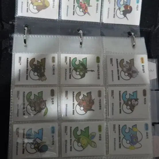[BUNJANG] Pokémon Sticker Collection 30th Anniversary Set / 포켓몬 띠부씰 시즌6 30주년 신상로고씰 48종세트