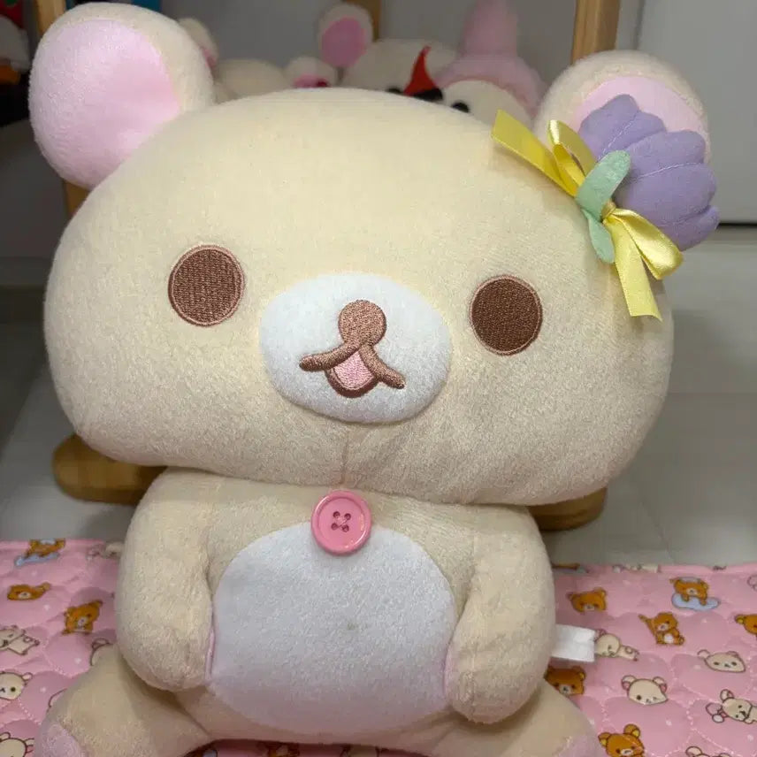 [BUNJANG] Korilakkuma Tulip Plush Doll / 튤립 코리락쿠마 인형