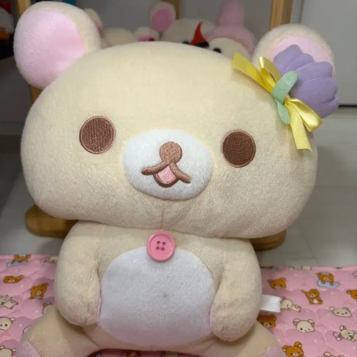 [BUNJANG] Korilakkuma Tulip Plush Doll / 튤립 코리락쿠마 인형