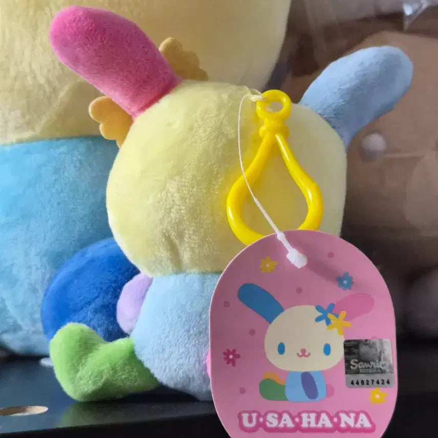 [BUNJANG] Usahana Doll &amp; Keyring &amp; Sticker Bundle Set / [일괄 세트] 우사하나 인형 &amp; 키링, 스티커 일괄