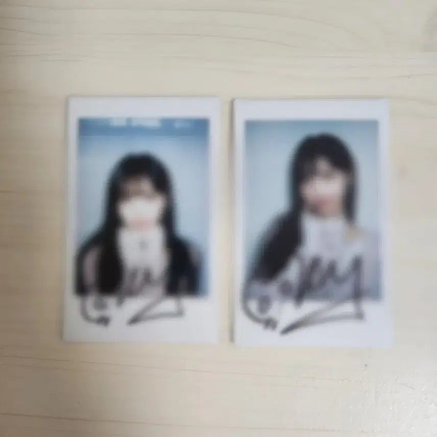 [BUNJANG] Le Sserafim May (Mei) Signed Polaroids / 리센느 메이 친필 싸인 폴라 폴라로이드 판매합니다.