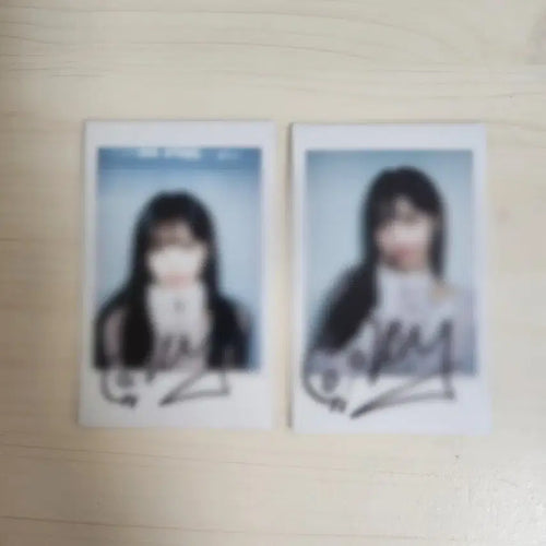 [BUNJANG] Le Sserafim May (Mei) Signed Polaroids / 리센느 메이 친필 싸인 폴라 폴라로이드 판매합니다.
