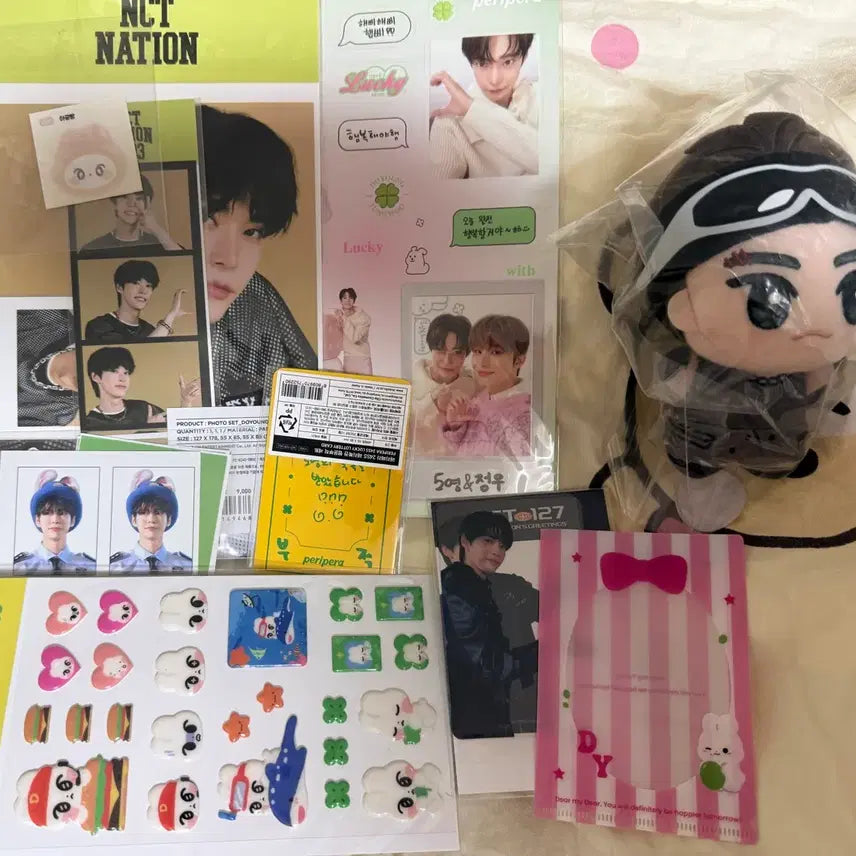 [BUNJANG] NCT 127 Doyoung Goods Set / Nct127 도영 굿즈세트 누이 인형 네컷 엘홀더 양도 처분