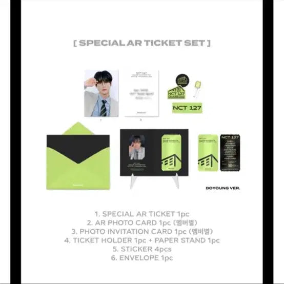 [BUNJANG] NCT 127 Mark AR Ticket Set Photocard / special ar ticket set_ mark 마크 엔시티 127 팬미팅 ar티켓 포카