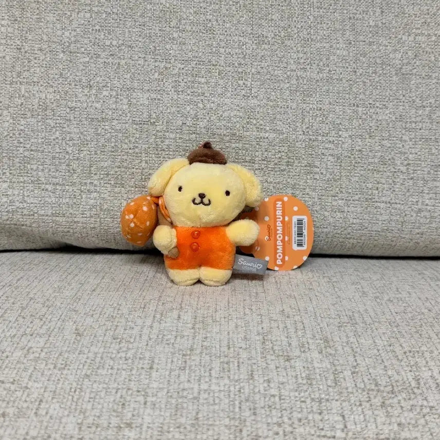 [BUNJANG] Sanrio Pompompurin Bottari Keyring Plush 10cm Bag Charm / 정품 산리오 폼폼푸린 보따리 키링 인형 10cm 가방고리