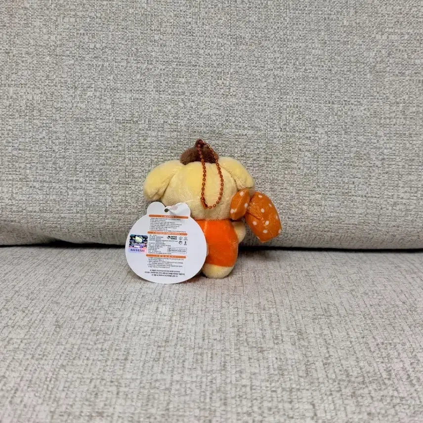 [BUNJANG] Sanrio Pompompurin Bottari Keyring Plush 10cm Bag Charm / 정품 산리오 폼폼푸린 보따리 키링 인형 10cm 가방고리