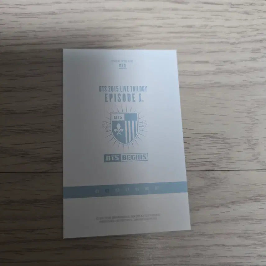 [BUNJANG] BTS Begins Episode 1 Group Mini Photocard / 방탄 비긴즈 에피소드1 단체포카 양도.  bts begins 미니포카