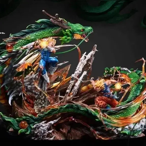 [BUNJANG] Last Sleep Son Goku vs. Vegeta Resin Statue / last sleep 손오공 vs 베지터 레진 피규어 교환 판매