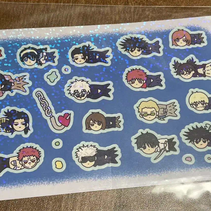 [BUNJANG] Jujutsu Kaisen Fish Sticker Set / 후비적님 주술회전 물고기 스티커 통판 팝니다!