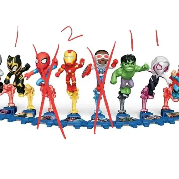 [BUNJANG] Kinder Joy Marvel Bundle 8 pcs (Gwen, Ant-Man, Black Panther, Hulk, Iron Man 2, Doctor Strange 2) / 킨더조이 마블 8개 일괄 그웬, 엔트맨, 블랙팬서, 헐크, 아이언맨2, 닥터스트레인지2