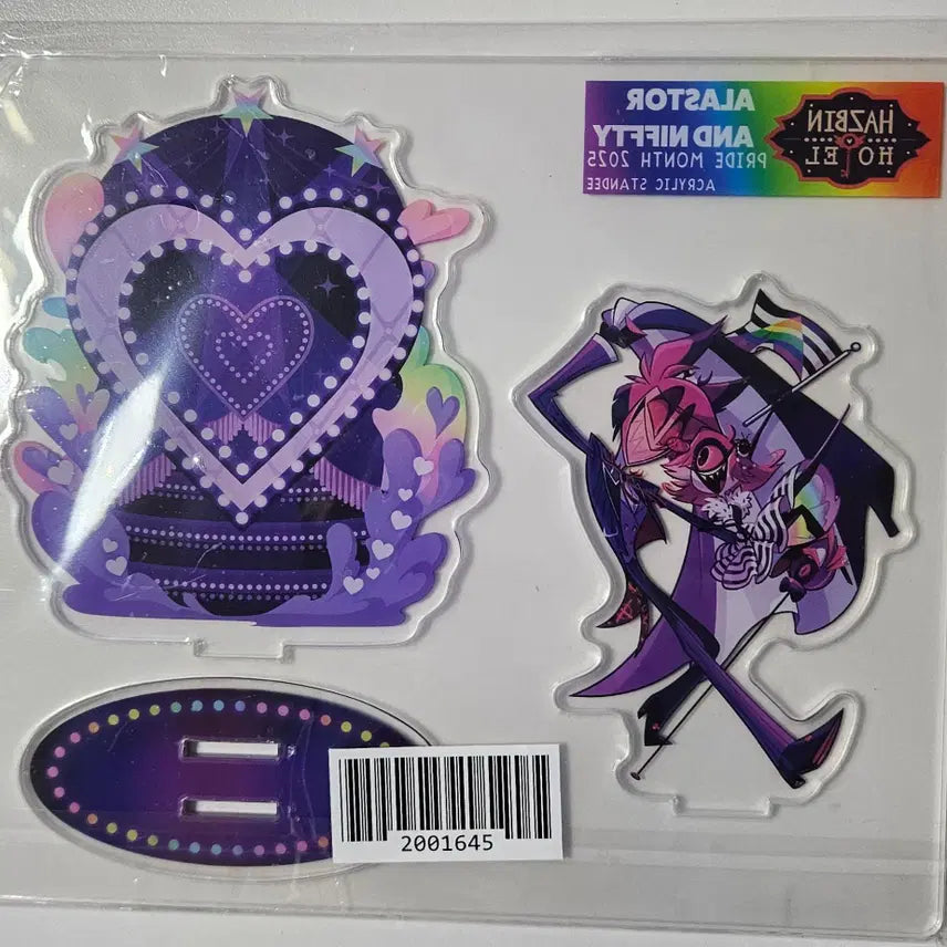 アクリルスタンド HAZBINHOTEL PRIDE2025 Alastor and niffty BUNJANG] Hazbin Hotel Alastor Niffty 2025 Pride Acrylic Stand