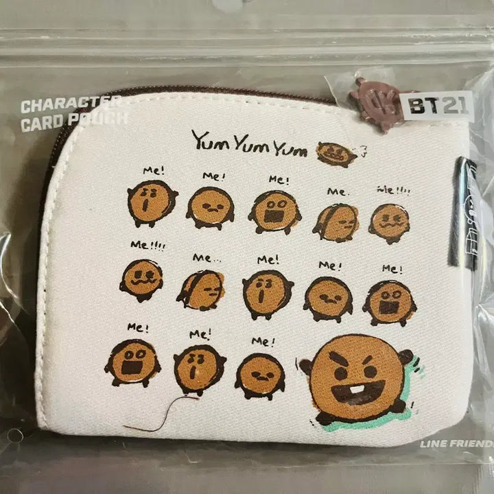 [BUNJANG] BT21 Shooky Card Pouch / BT21 슈키 카드파우치