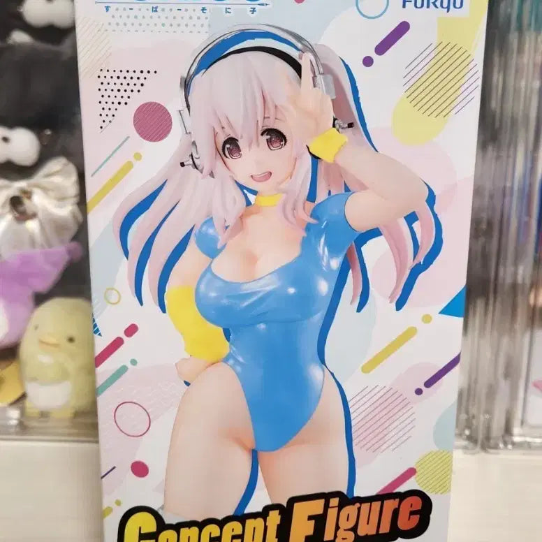 [BUNJANG] Furyu Super Sonico 80s Another Color Blue Concept Figure / 후류 (FURYU) 슈퍼소니코 컨셉 피규어 80년대 어나더 컬러 블루 / 소니코 피규어