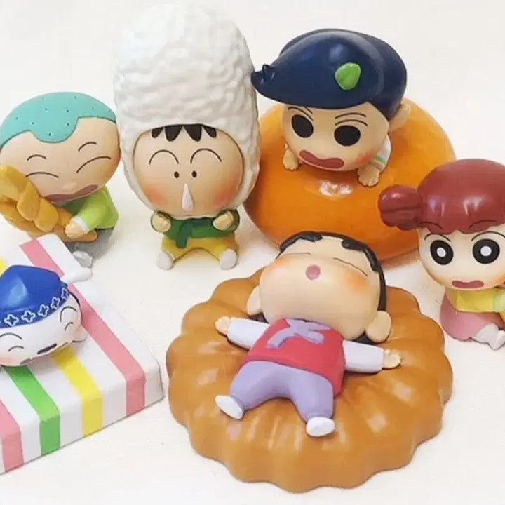 [BUNJANG] Crayon Shin-chan Kkanbu Figures (Hiroshi/Tetsu) / 일괄-짱구 한과 피규어 (훈이/철수)