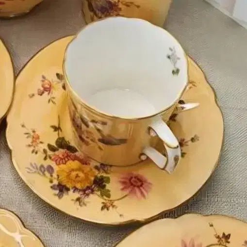 [BUNJANG] Royal Crown Derby 15-Piece Vintage Coffee Set / 영국 로열 크라운 더비 Royal Crown Derby 빈티지 15피스 커피세트