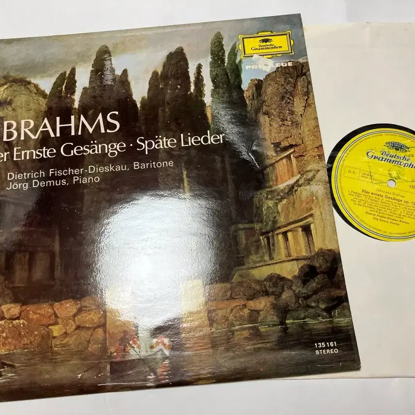 [BUNJANG] Import LP Johannes Brahms Lieder Vinyl / 수입LP)피셔 다스카우 브람스 가곡 Lieder 바이닐