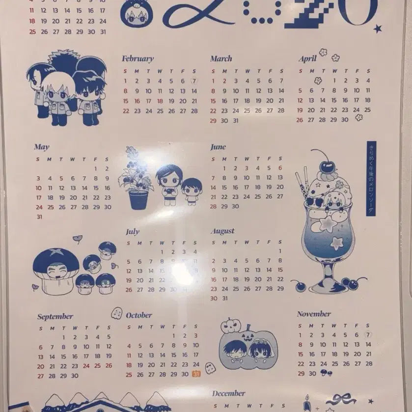 [BUNJANG] Detective Conan Milmong Official Calendar Poster / 명탐정코난 밀몽님 경동조 2026 달력 포스터