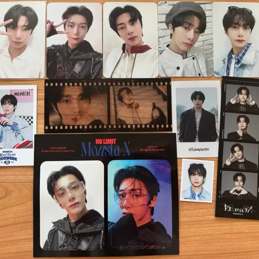 [BUNJANG] MONSTA X Hyungwon Photocard, Mini Poster, etc. Bundle Set / (급처) 몬스타엑스 채형원 포카 증사 기타 구성품 일괄 양도