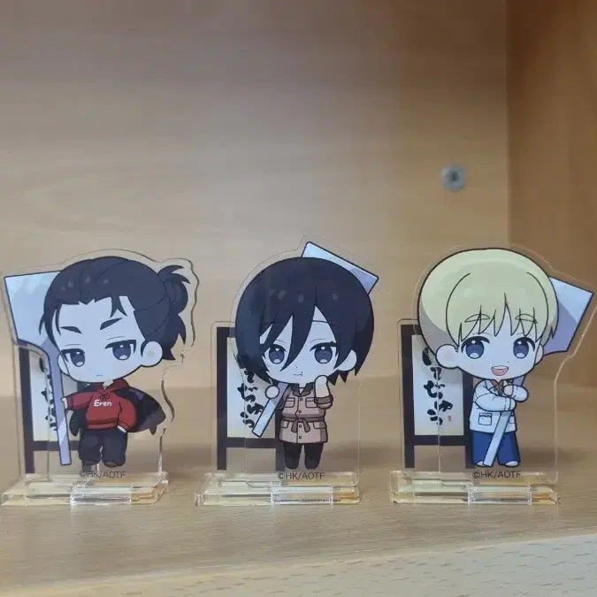 [BUNJANG] Attack on Titan Okonomiyaki Collaboration Acrylic Stand Set Eren Mikasa Armin / 일괄) 진격의거인 아크릴 스탠드 에렌 미카사 아르민 오코노미야끼 콜라보