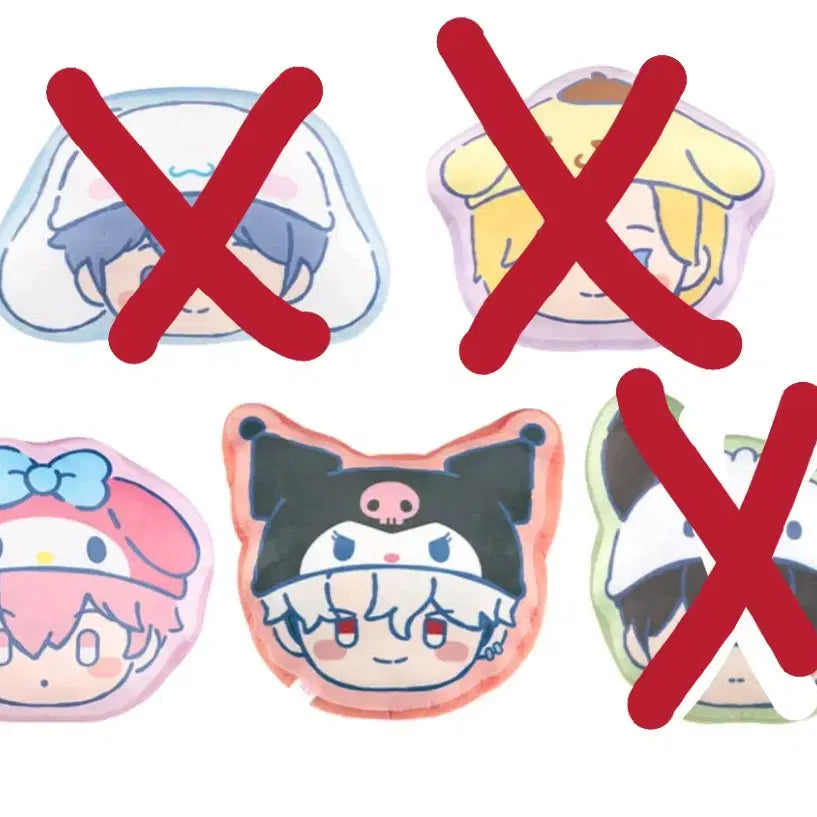 PLAVE ノア NOAH クッション BBUU 公式 サンリオ コラボ 限定 BUNJANG] PLAVE Noah Name Tag, Puru Cushion, Eunho, Bambi, Dash