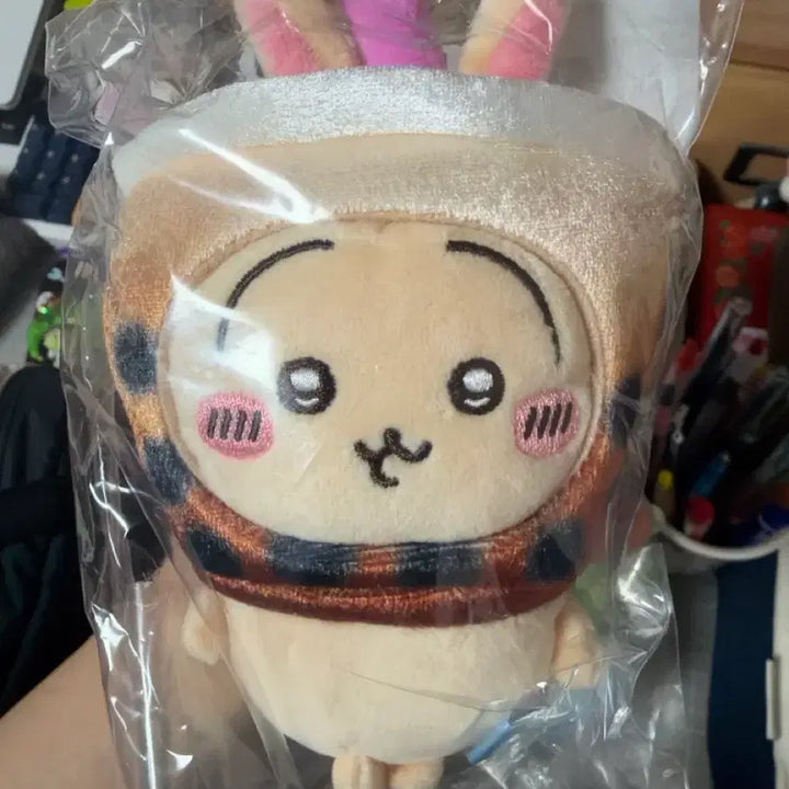[BUNJANG] Chiikawa Bubble Tea Usagi Mascot Keychain / 치이카와 데이즈 대만한정 버블티 우사기 마스코트 마코 키링