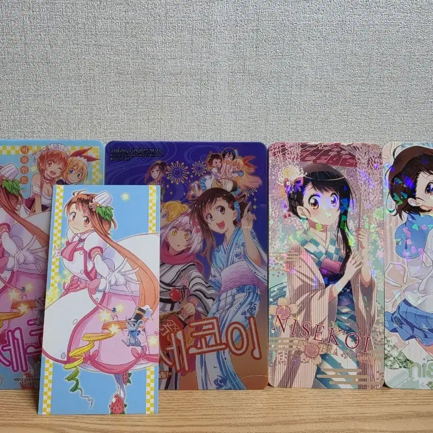 [BUNJANG] Nisekoi Light Novel Special Appendix Set / 니세코이 라노벨 특별부록 오노데라 고전 굿즈 세트