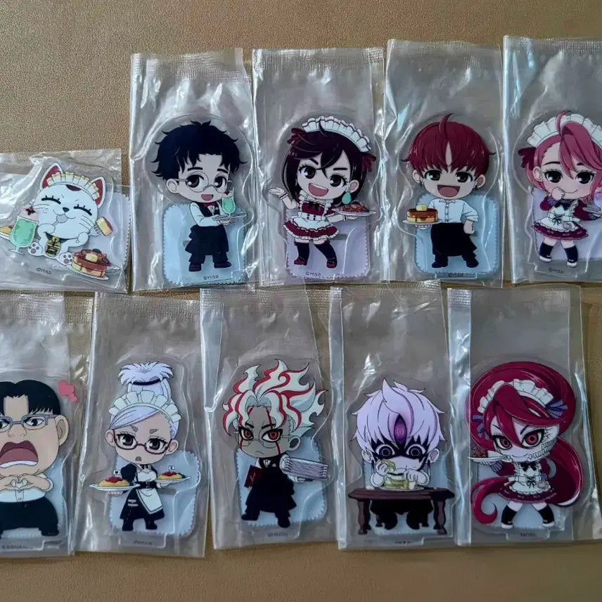 [BUNJANG] Dandadan Sega Lucky Draw Acrylic Stand Full Set / 단다단 세가 럭키쿠지 SD 아크릴 스탠드 풀세트