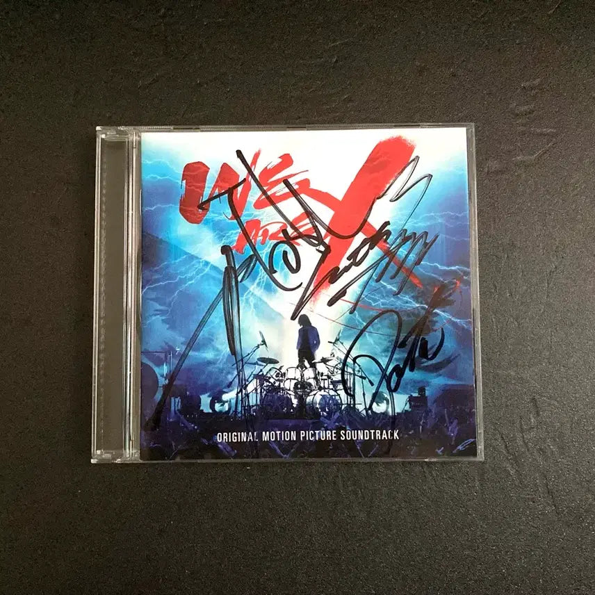 [BUNJANG] X Japan We Are X OST Signed CD / 엑스 재팬-We Are X OST 풀밴드 친필싸인CD