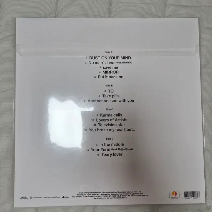 [BUNJANG] Yerin Baek Flash and Core LP / 백예린 lp flash and core