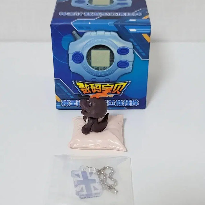 [BUNJANG] Digivice Sincerity Keychain &amp; Plushmon Digimon Young Forms Figure Set / 디지바이스 성실 키링 &amp; 둥실몬 디지몬 유년기 피규어 세트
