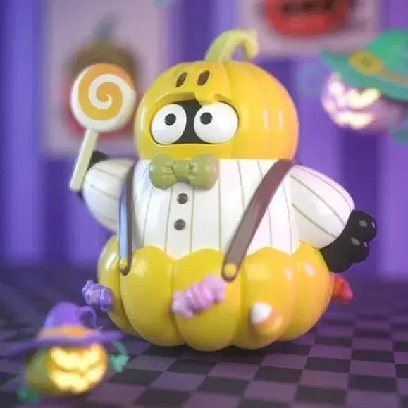 [BUNJANG] Heyone Art Toy Random Figure Witch Candy Halloween Pumpkin / 해이원 아트토이 랜덤 피규어 깜무 할로윈 호박