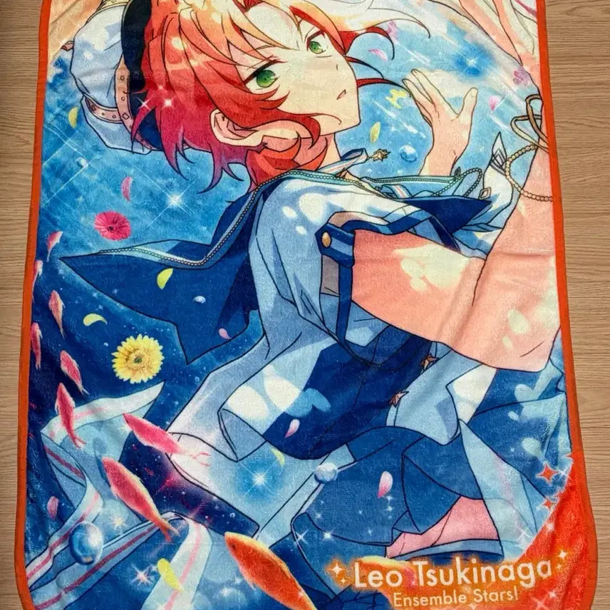 [BUNJANG] Ensemble Stars! Tsukikana Leo Visual Blanket vol. 4, Clear Card, Badge Bundle Set / [일괄] 앙스타 츠키나가 레오 비주얼 담요 vol.4, 클리어카드, 뱃지