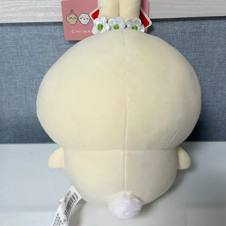 [BUNJANG] Munjakgwi Usagi Medium Plush with Flower Decoration / 먼작귀 우사기 꽃장식 중형 인형