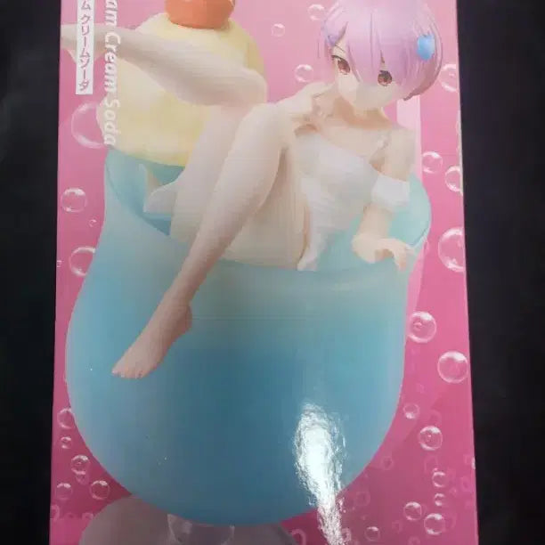 [BUNJANG] Re:Zero Ram Cream Soda Figure (Sealed) / (미개봉) 리제로 크림소다 람 피규어. 굿즈 판매.