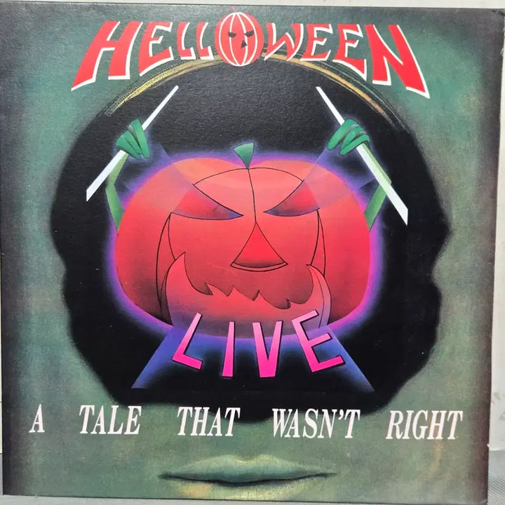 [BUNJANG] Helloween Live Album LP Vinyl / 1-1350 . LP음반.HELLOWEEN  헤비 매틀 그룹 헬로윈의 라이브 앨범.가요 중고 팝 클래식 라이센스