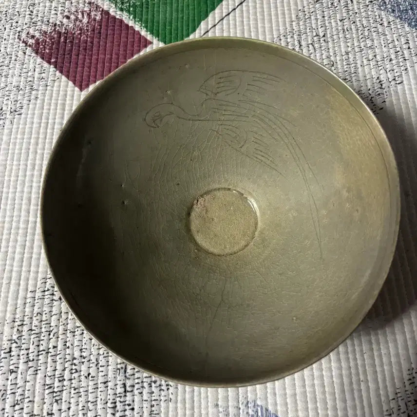 [BUNJANG] Goryeo Celadon Parrot Motif Bowl / 고려청자 앵무 무늬 대접