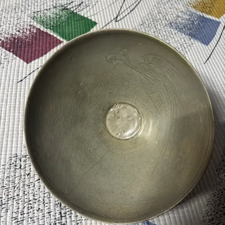 [BUNJANG] Goryeo Celadon Parrot Motif Bowl / 고려청자 앵무 무늬 대접