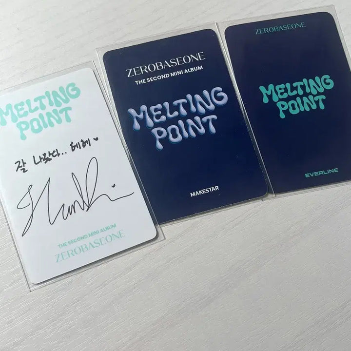 [BUNJANG] ZEROBASEONE Sung Hanbin Lucky Draw Photocard Set / 제로베이스원 성한빈 특전 럭키드로우 앨포 메이크스타 에버라인 후드 한빈