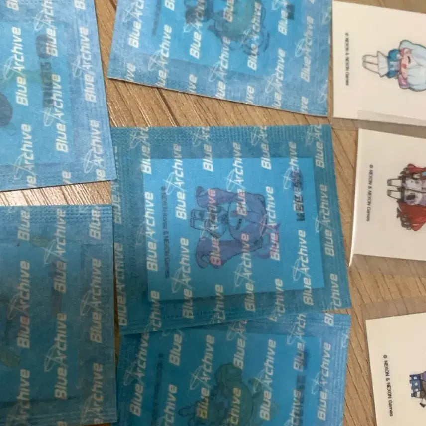 [BUNJANG] Blue Archive 8 Stickers Bundle Set / 블루아카이브 띠부씰 8장 일괄