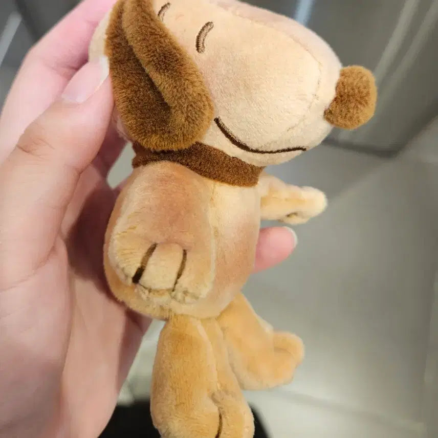 [BUNJANG] Snoopy "Baked Bread" Plush Keychain (New) / 스누피 구운빵 브레드 인형 키링 (새상품)